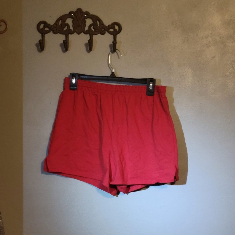 Red Practice Cheer Shorts XL
